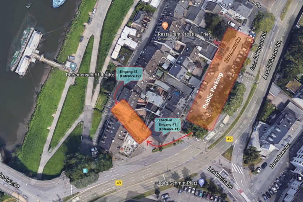 Pearl Studio Apart - King Bed - Netflix - Projector - Fast Wi-Fi Trier Eksteriør bilde